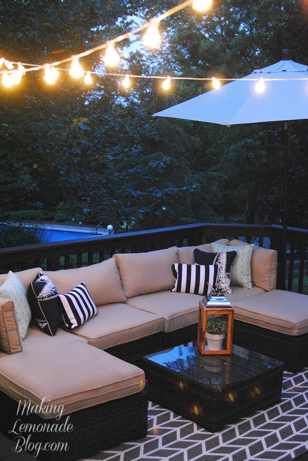 Outdoor globe lights | Creative Tips For Adding A Deck To Your Home | C&C Construction | General Contractor Serving Seattle & Mercer Island